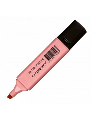Zvýrazňovač Q-CONNECT pastel ružový