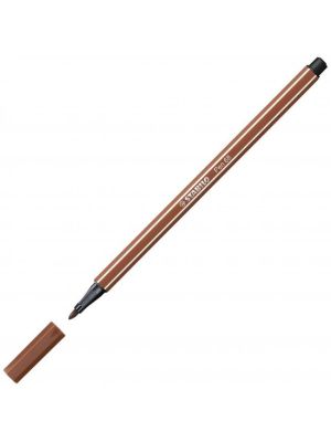 Popisovač STABILO Pen 68 červená hlinka