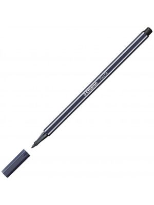Popisovač STABILO Pen 68 paynový sivý