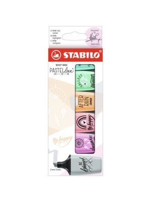 Sada zvýrazňovačov STABILO Boss mini pastel 6ks