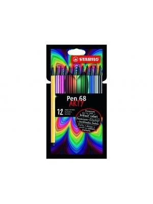 Sada popisovačov STABILO Pen 68/12S `ARTY`