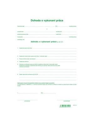 Dohoda o vykonaní práce A4 1000ks