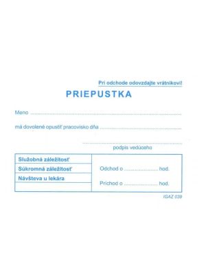 Priepustka A7