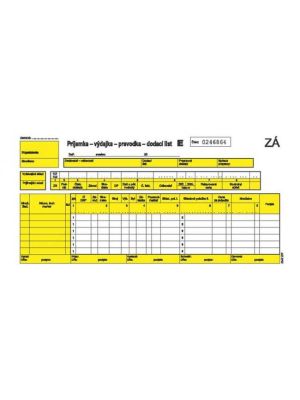 Príjemka - výdajka - prevodka - dodací list 2/3 A4 čísl.samoprepis 150 listov