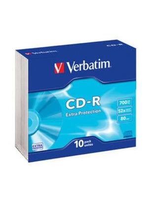 Verbatim CD-R 700MB 52x Extra protection surface slim