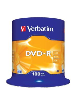 Verbatim DVD-R 16x 4,7GB cake 100 ks