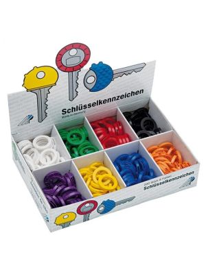 Označovacie krúžky na kľúče WEDO mix farieb 200ks