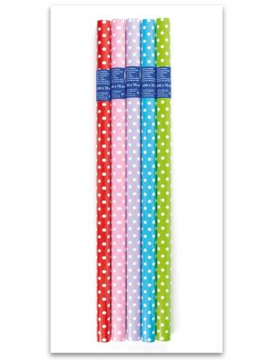Baliaci papier ROLA 2m/70cm DOTS