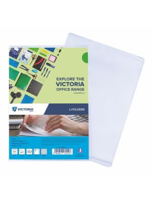 Obal  L A4 80mic. drsný povrch Victoria 100Ks