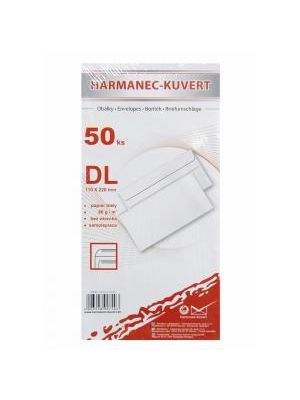 Poštové obálky DL samolepiace, 50 ks