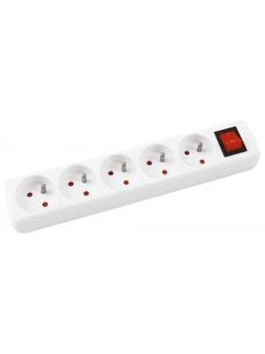 Predlžovací kábel Office Products s 5 zásuvkam s vypínačom 5m