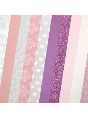 Galeria Papieru sada Růžové tóny 210-250g, 10ks