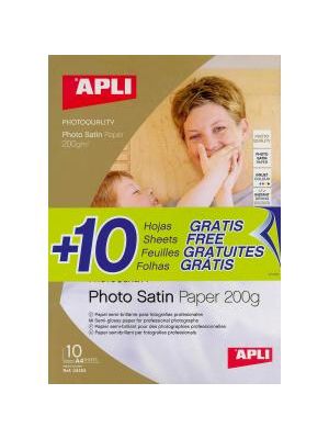 Fotopapier APLI A4 Satin 200g 20 hárkov