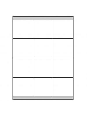 Etikety univerzálne 70x67,7mm Agipa A4 100 hárkov