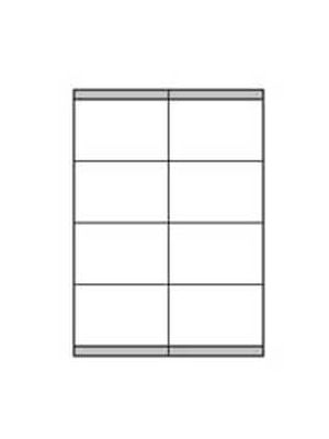 Etikety laser 105x72mm Agipa A4 100 hárkov