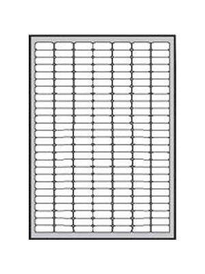 Etikety univerzálne odnímateľné 25,4x10mm Agipa A4 25 hárkov