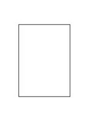 Etikety univerzálne 210x297mm Etibox A4 100 hárkov