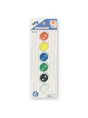 sada magnetů WF mix průměr 20 mm, 6ks
