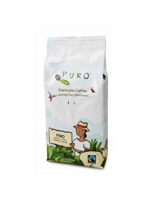 Káva Fairtrade Puro Fino zrnková 1 kg