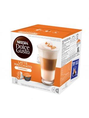Kávové kapsule DOLCE GUSTO Latte Macchiato Caramel (16 ks)