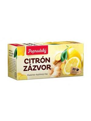 Čaj BOP ovocný citrón, zázvor 40g