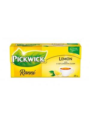 Čaj PICKWICK čierny ranný s citrónom 25 x 1,75 g