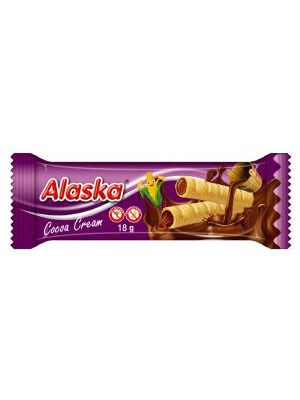 Trubičky Alaska plnené kakaovým krémom 18 g