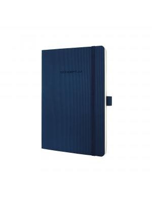 Zápisník CONCEPTUM linajkový tmavomodrý, mäkká väzba 135x210mm