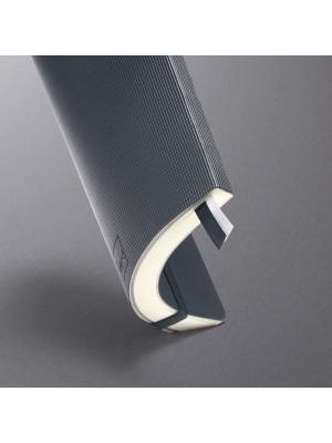 Zápisník CONCEPTUM linajkový tmavo sivý, mäkká väzba 135x210mm