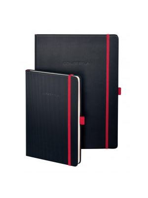 Zápisník CONCEPTUM Red Edition A4, linajkový čierno-červený