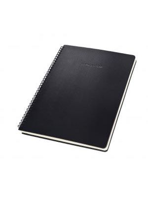 Zápisník CONCEPTUM so špirálou čierny 174x214mm