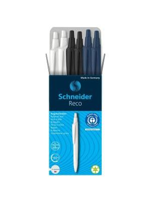 Sada guľôčkových peir Schneider Reco modrou náplňou 6ks