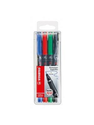 Sada popisovačov OHP STABILO universal S 841/4S