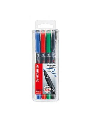 Sada popisovačov OHP STABILO universal M 843/4S
