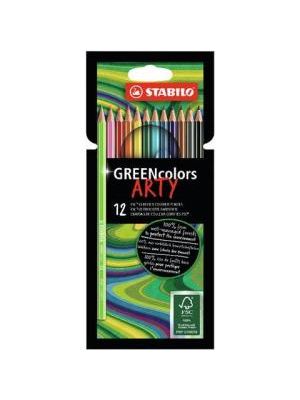 Farbičky STABILO GREENcolors 12ks `ARTY`