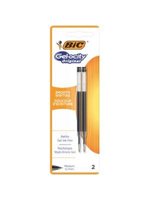 Náhradná náplň do gélového rollera BIC Gelocity čierna 2ks