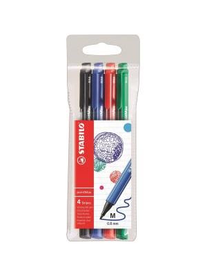 Sada popisovačov STABILO pointMax 4ks