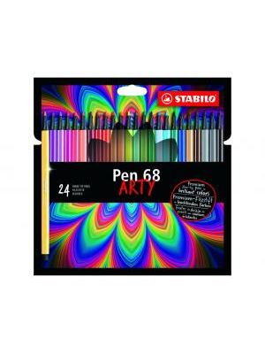 Sada popisovačov STABILO Pen 68/24S `ARTY`