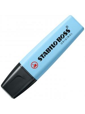 Zvýrazňovač STABILO BOSS ORIGINAL Pastel svieža modrá