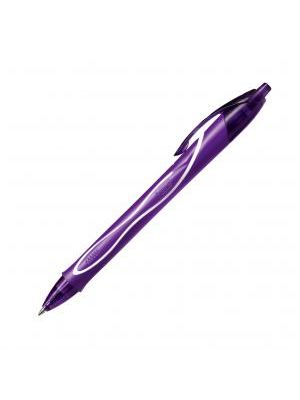 Gélové pero Bic Gelocity Quick Dry fialové