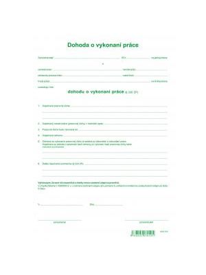 Dohoda o vykonaní práce A4 1000ks