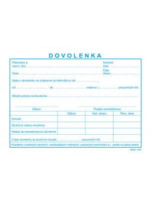 Dovolenka A6