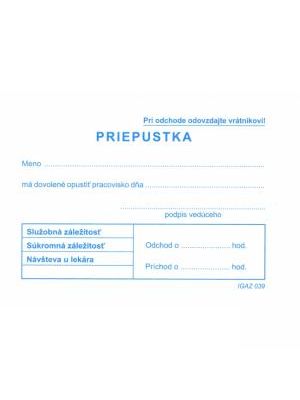 Priepustka A7