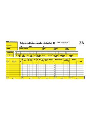 Príjemka - výdajka - prevodka - dodací list 2/3 A4 čísl.samoprepis 150 listov