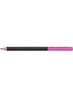 Ceruzka Grip Jumbo/HB Two Tone čierna/ružová 12ks
