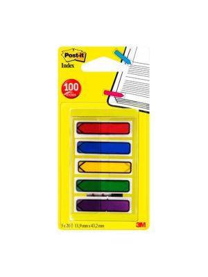 Záložky Post-it Index šípka 11,9x43.2mm, 5x20l