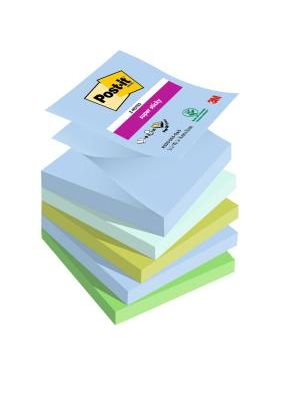 Z-bločky Post-it Super Sticky OASIS, veľkosť 76x76 mm, 5 bločkov po 90 lístkov