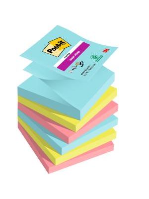 Z-bločky Post-it Super Sticky COSMIC, veľkosť 76x76 mm, 6 bločkov po 90 lístkov