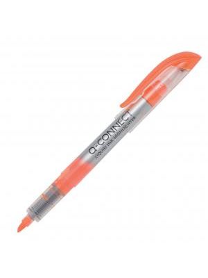 Zvýrazňovač Q-CONNECT Liquid Ink oranžový