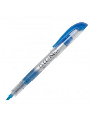 Zvýrazňovač Q-CONNECT Liquid Ink modrý